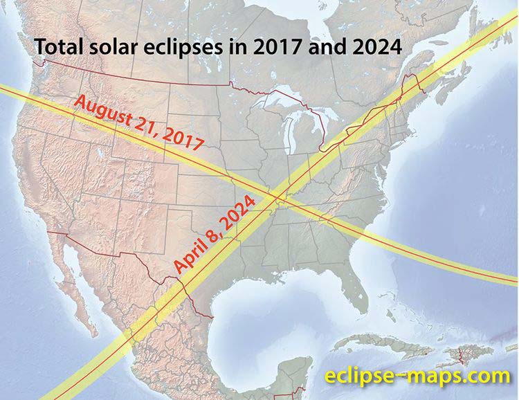 Map of Carbondale Eclipse