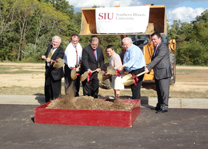 SIU members breaking ground for new SIU Research Park 